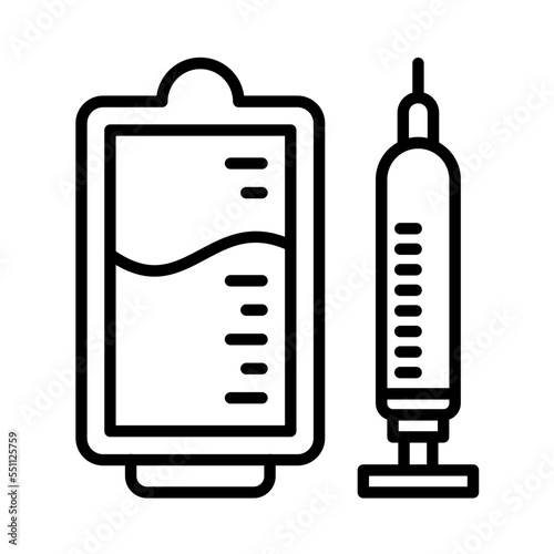 Canvas Print Medical Consumables Icon Style