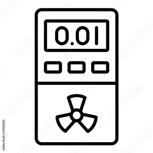 Dosimeter Icon Style