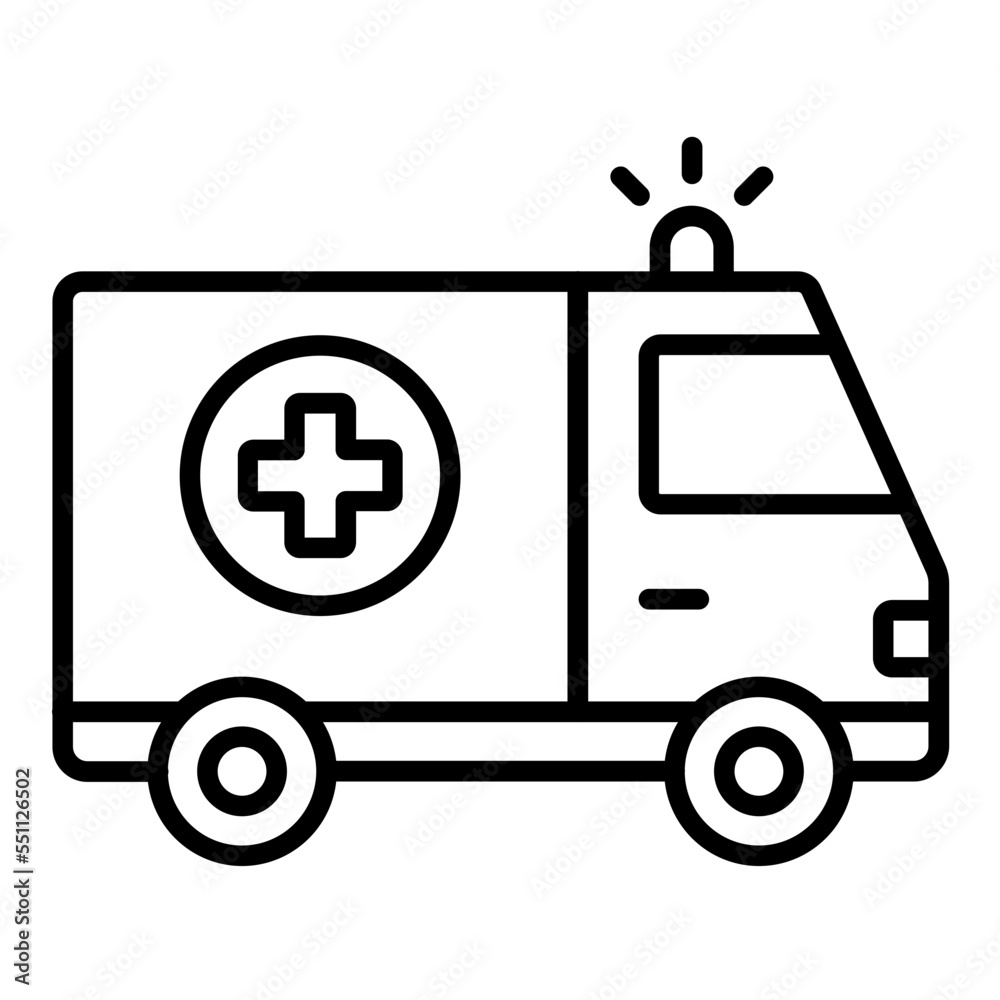 Ambulance Icon Style Ambulance Icon Style