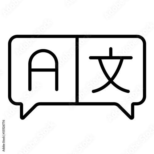Translator Icon Style