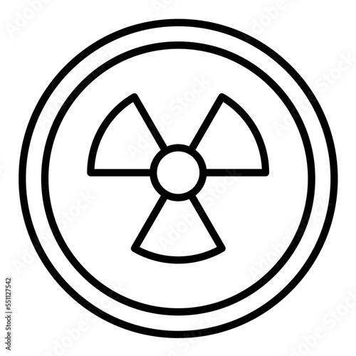 Radiation Icon Style