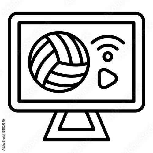 Live Sports Icon Style