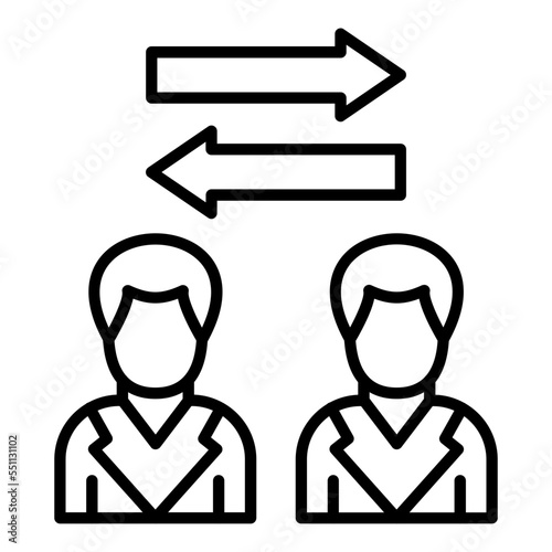 Peer To Peer Icon Style