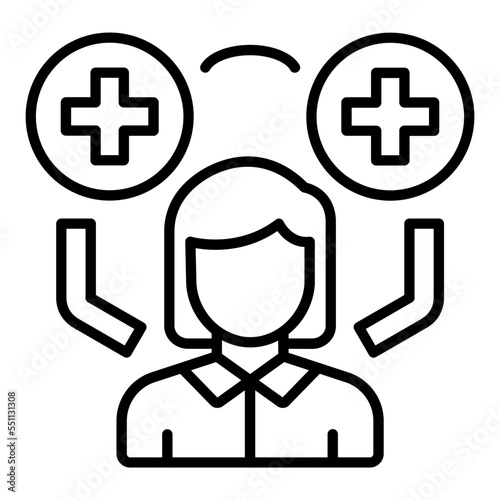 Positive Thinking Icon Style