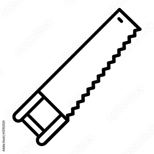 Handsaw Icon Style