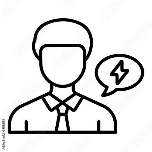 Activist Male Icon Style