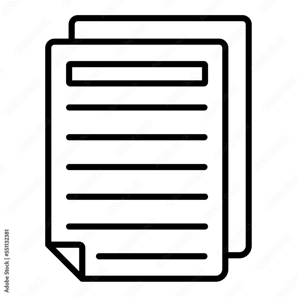 Document Icon Style Document Icon Style