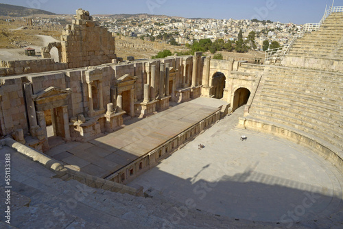 Gerasa ancient roman city in Jordan