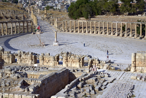Gerasa ancient roman city in Jordan