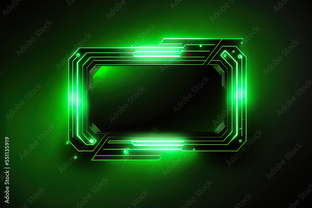 midjourney illustration of a green neon background image, frame for any text midjourney illustration of a green neon background image, frame for any text