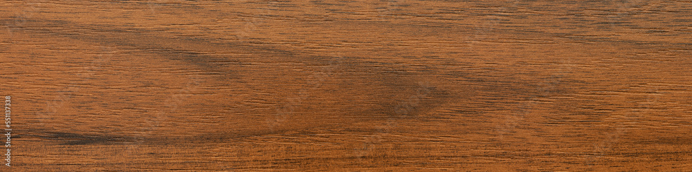 Texture of brown laminated chipboard for furniture. Panoramic banner background. Top view Texture of brown laminated chipboard for furniture. Panoramic banner background. Top view