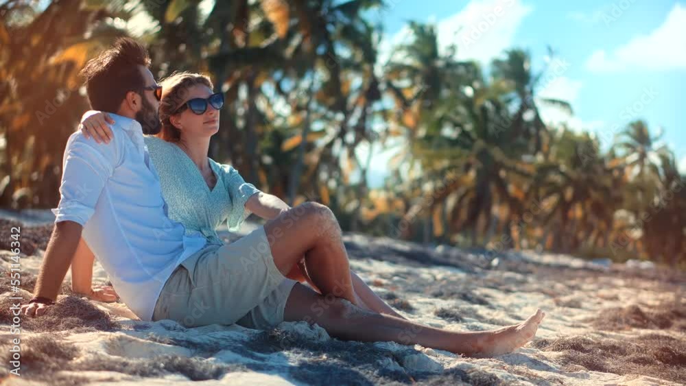 vacation on tropical island. all inclusive resort beach vacation