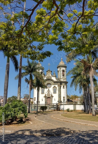 Baroque Church of Minas Gerais. Church of San Francisco de Assis. © Giovani