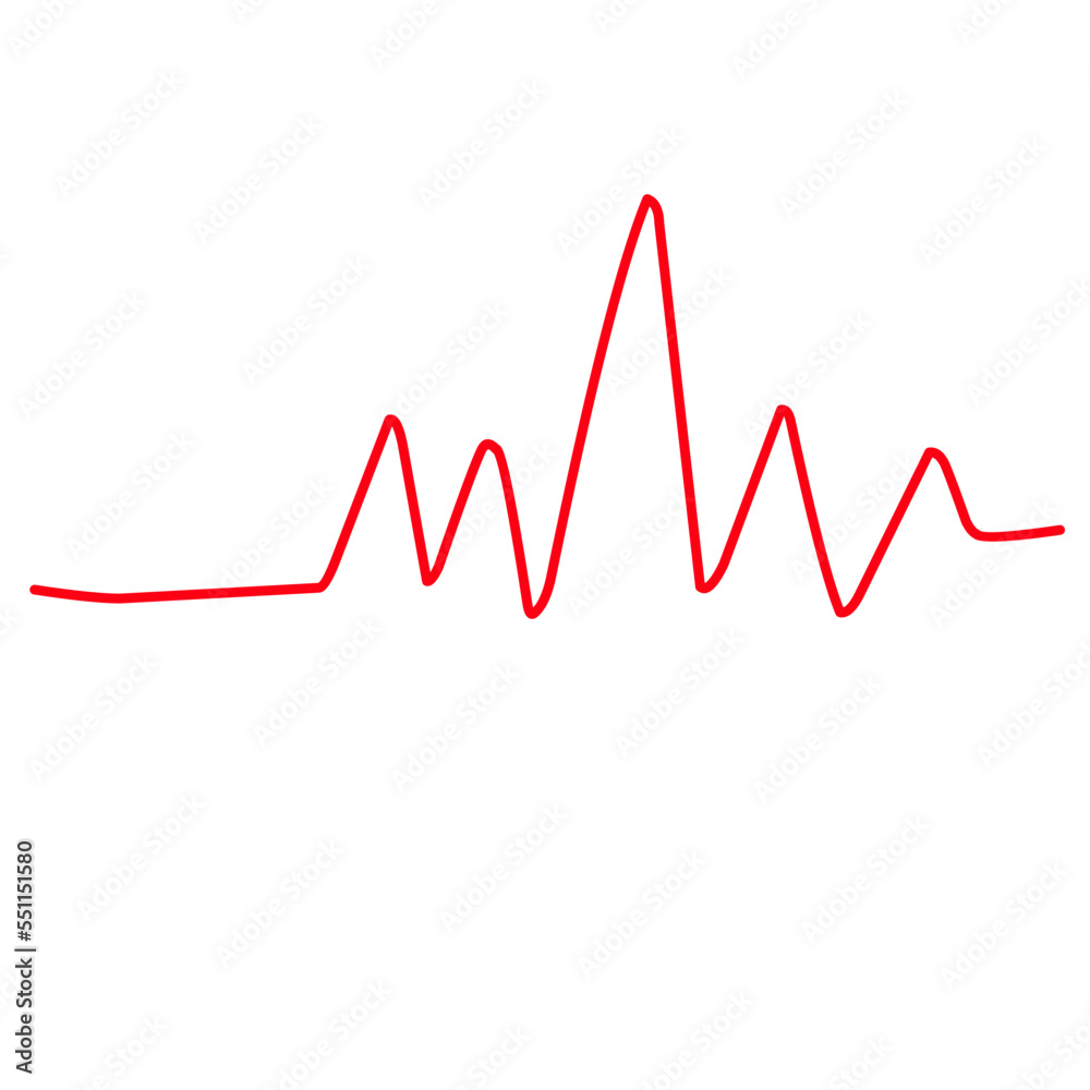 Medical heart rate vector Medical heart rate vector