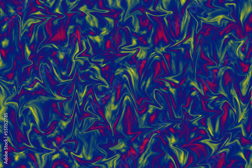 Beautiful colorful background. Sparkling liquid abstraction, wallpaper, unique drawing.