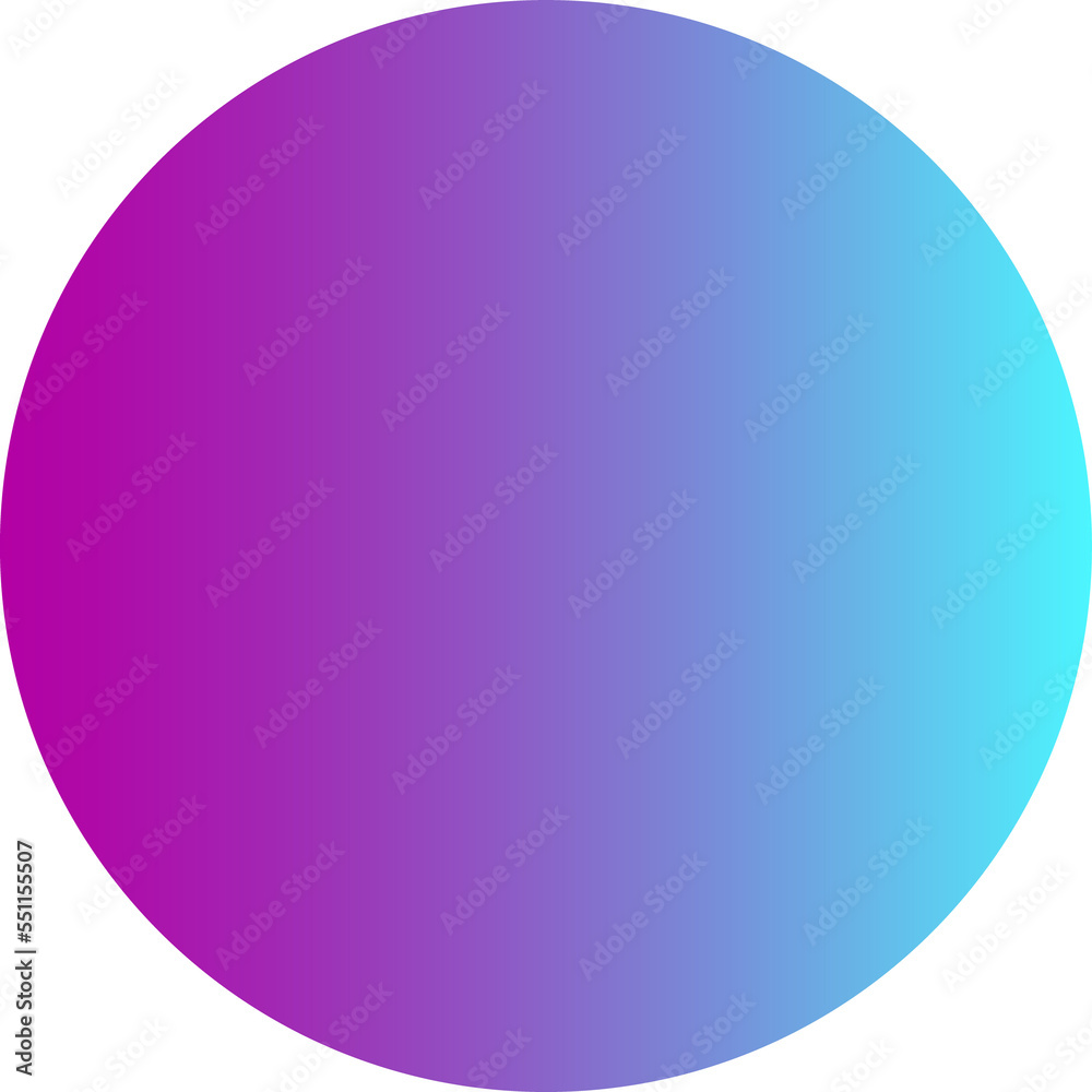 Purple gradient circle shape