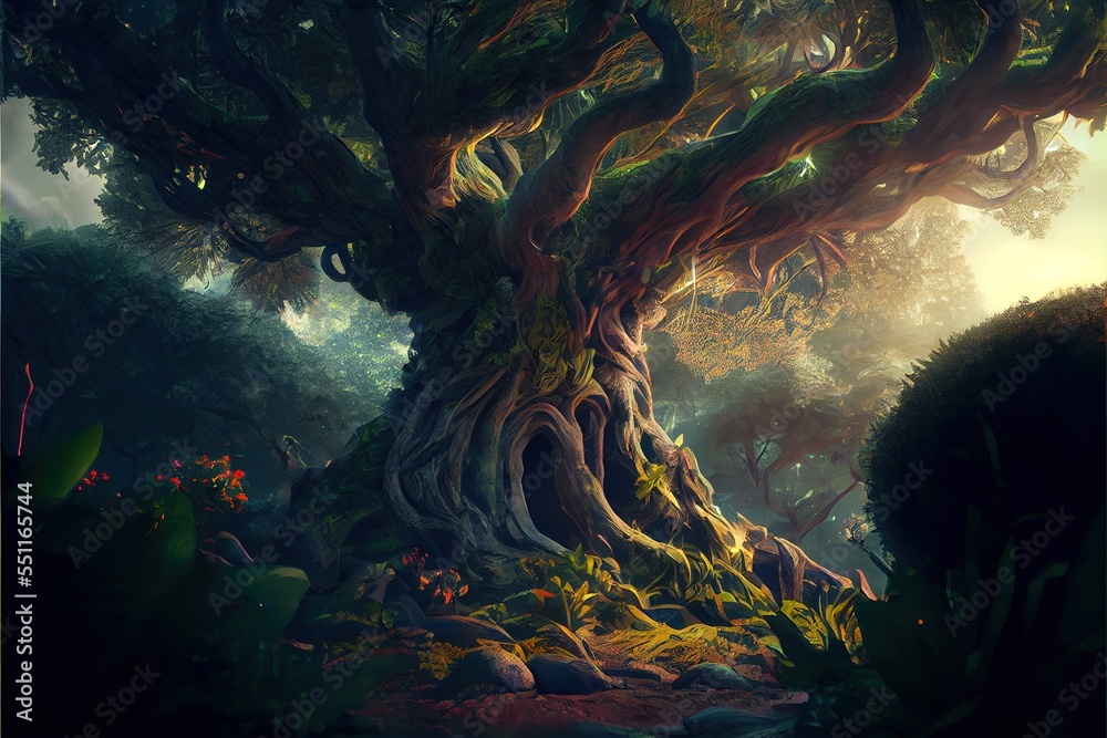Yggdrasil from norse mythology known for being the tree of life ...