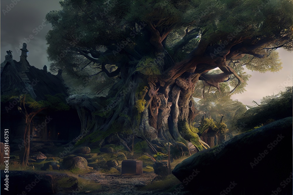Yggdrasil from norse mythology known for being the tree of life ...