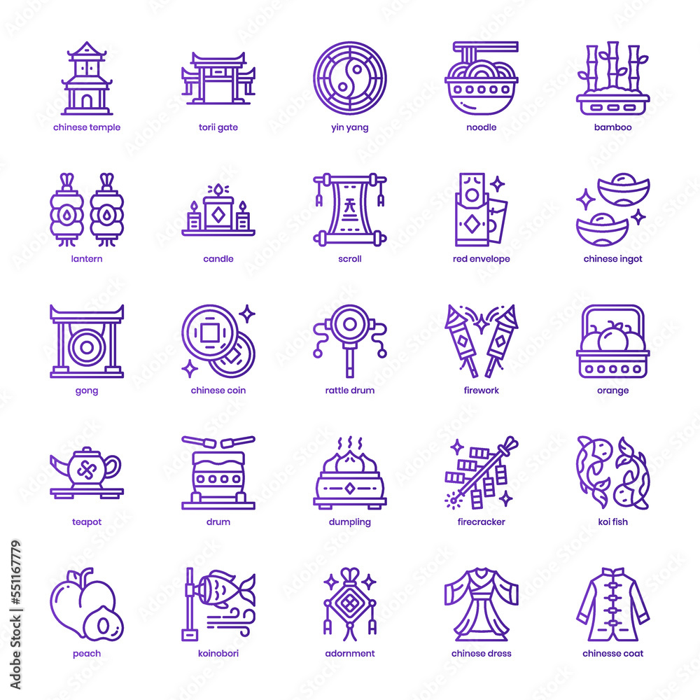 Chinese New Year icon pack for your website design, logo, app, and user interface. Chinese New Year icon basic line gradient design. Vector graphics illustration and editable stroke. Chinese New Year icon pack for your website design, logo, app, and user interface. Chinese New Year icon basic line gradient design. Vector graphics illustration and editable stroke.