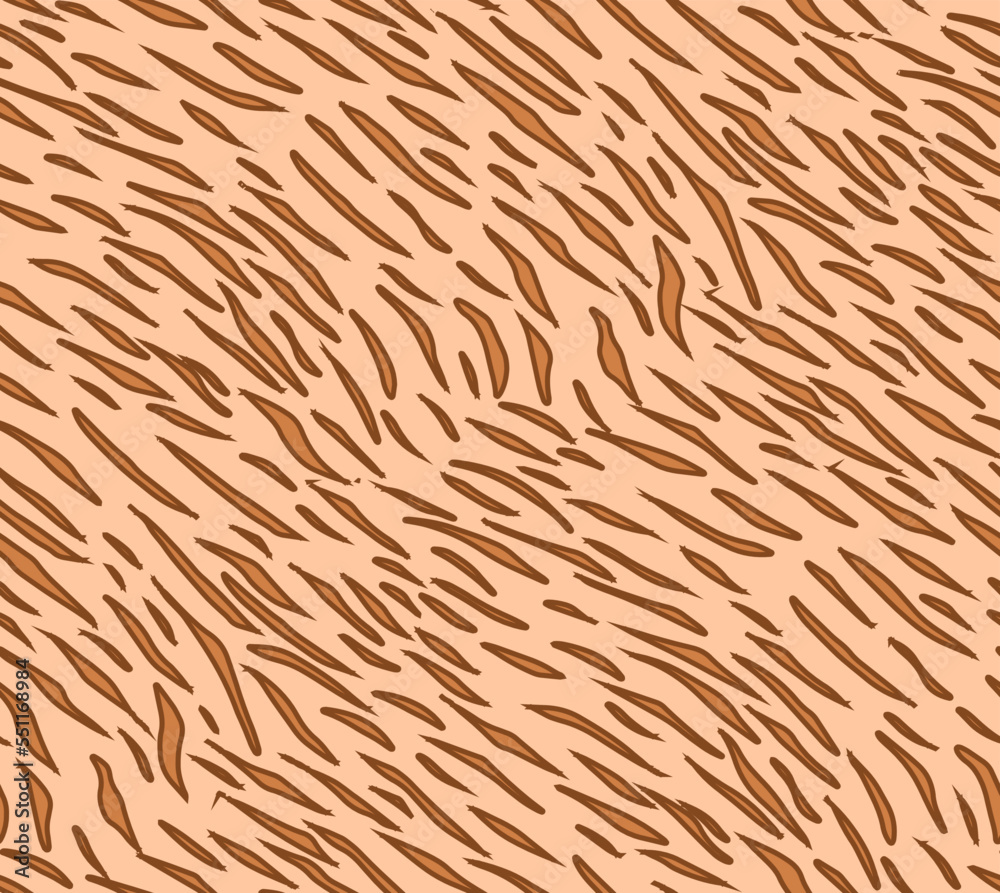 Full seamless tiger and zebra stripes animal skin pattern. Orange beige texture for textile fabric print. Suitable for fashion use. Full seamless tiger and zebra stripes animal skin pattern. Orange beige texture for textile fabric print. Suitable for fashion use.