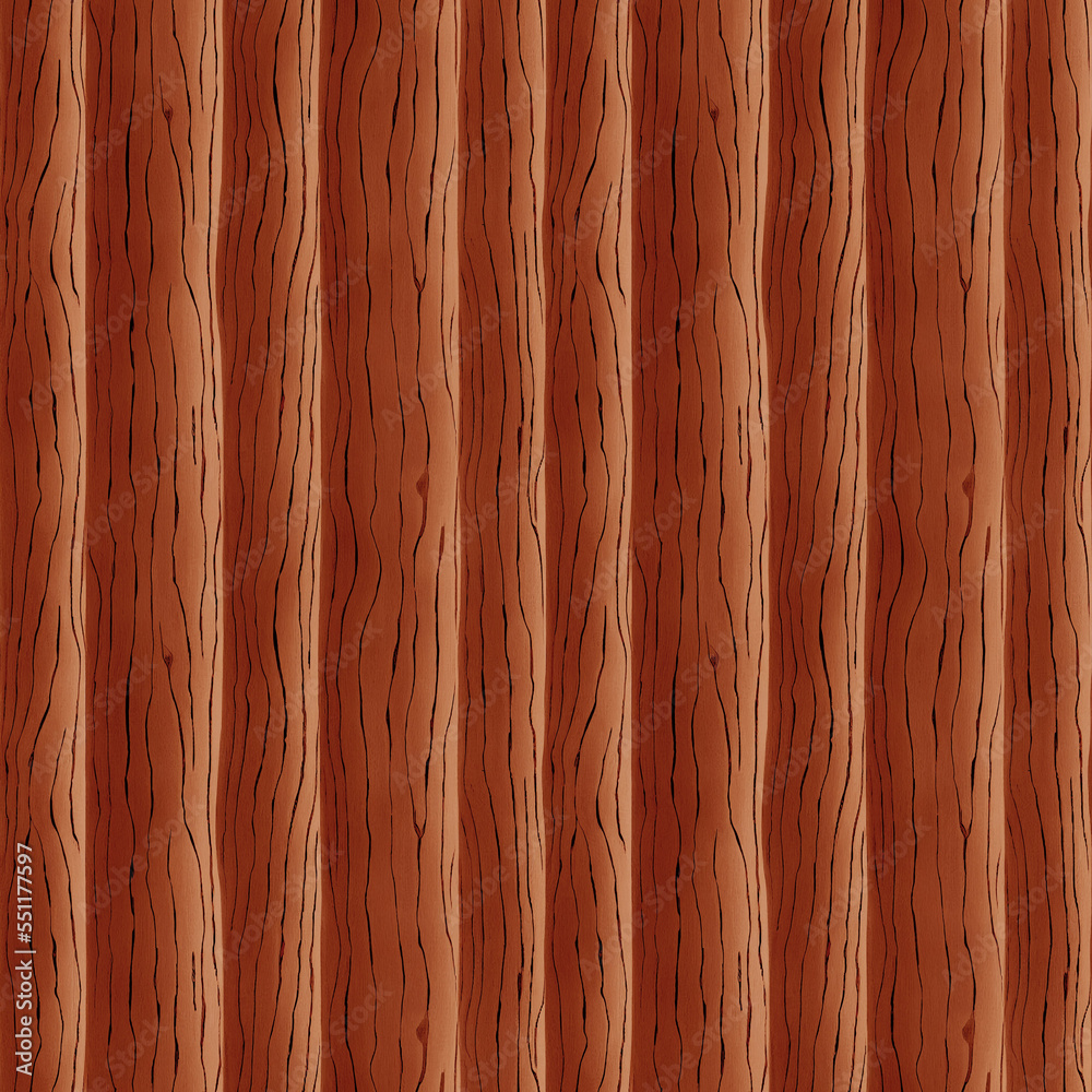 Fototapeta premium Brown wooden boards grunge seamless background