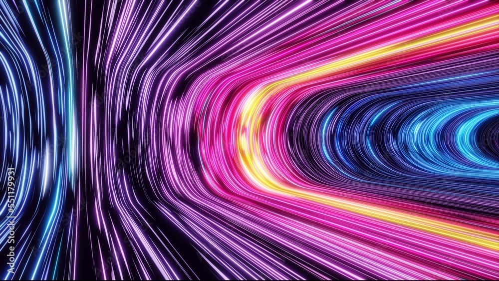 Fototapeta premium abstract colorful lines background as wallpaper header