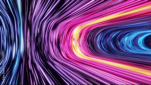 abstract colorful lines background as wallpaper header