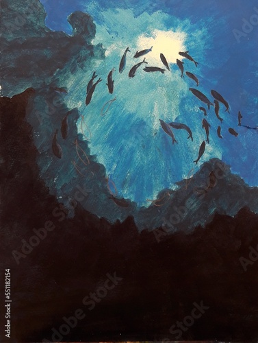 Peinture sous marine