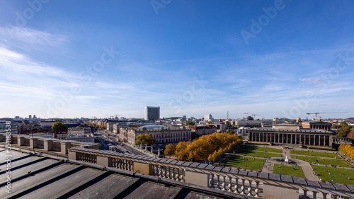 Canvas Print Blick von der Dachterrasse des Humboldt Forums, Berlin Mitte