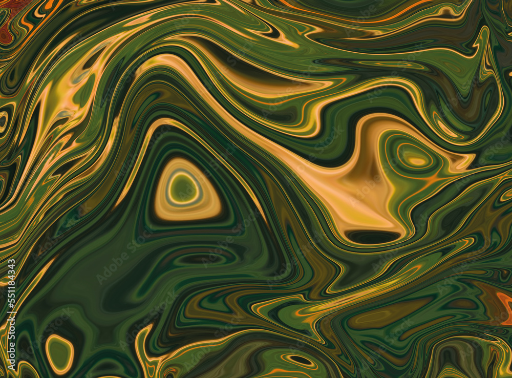 Obraz premium Fractal art background for creative design. Decoration for wallpaper desktop, poster, cover booklet.