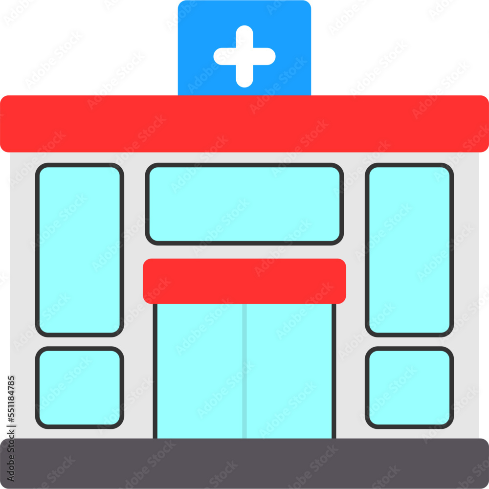 Obraz premium Hospital Icon