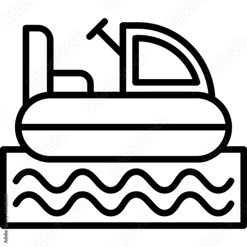 Bumper Boat Icon