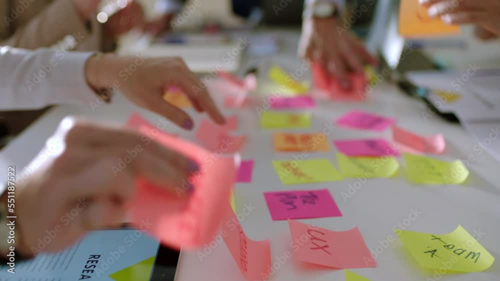 Zoom of hands, diversity or business people with sticky notes for schedule planning, marketing or mission strategy. Teamwork, hand or employee for collaboration, creative idea or SEO vision calendar Zoom of hands, diversity or business people with sticky notes for schedule planning, marketing or mission strategy. Teamwork, hand or employee for collaboration, creative idea or SEO vision calendar