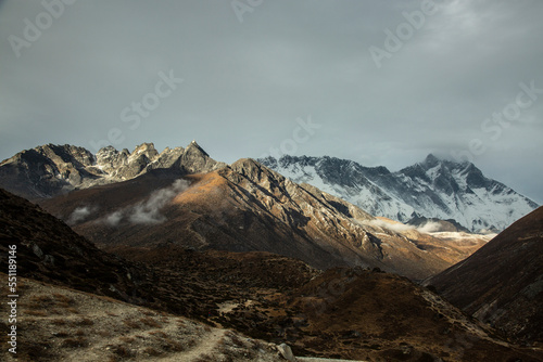 Valley in himalayas, Nepal