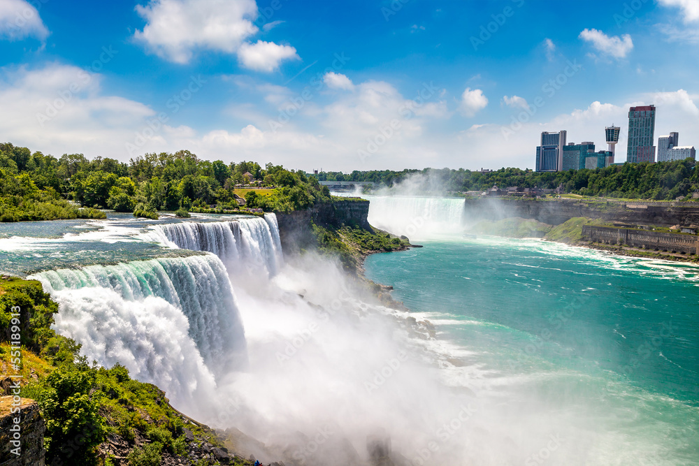 American falls at Niagara falls American falls at Niagara falls