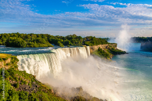 American falls at Niagara falls