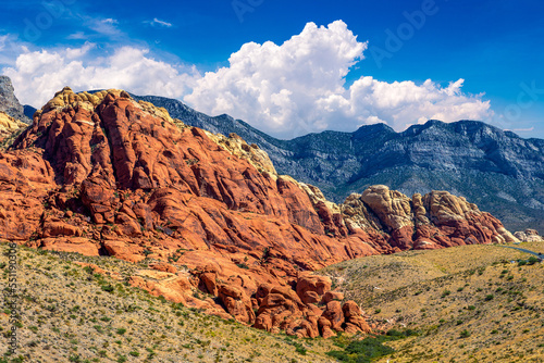 Canvas Print Red Rock Canyon, Nevada, USA