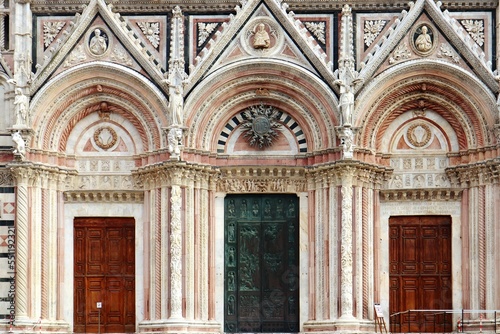 entrance to the cathedral