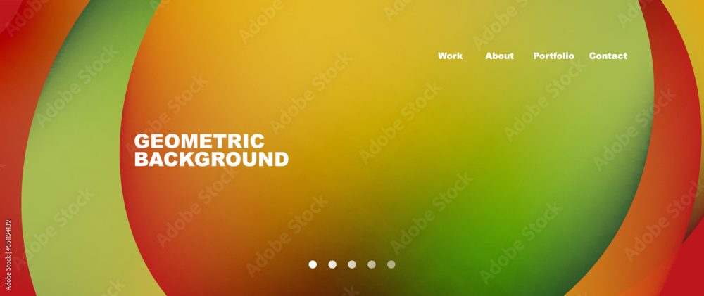 Liquid shapes with flowing gradient colors. Round elements and circles. Vector illustration for wallpaper, banner, background, leaflet, catalog, cover, flyer Liquid shapes with flowing gradient colors. Round elements and circles. Vector illustration for wallpaper, banner, background, leaflet, catalog, cover, flyer