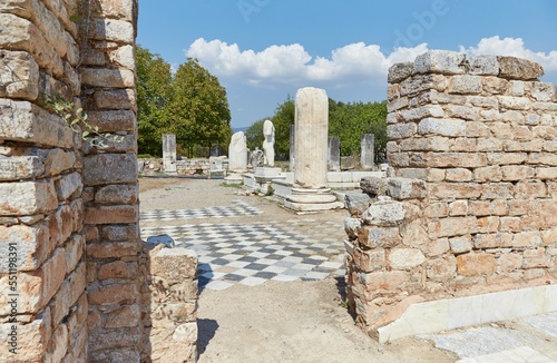 The Hadrianic Baths of Aphrodisias, Turkey photo