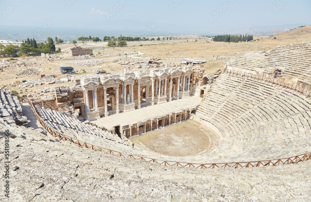 The Impressive Ancient Theater of Hierapolis, Pamukkale