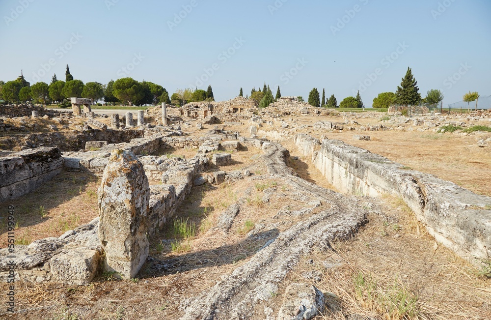 Frontinus Street, the Main Street of Ancient Hierapolis
