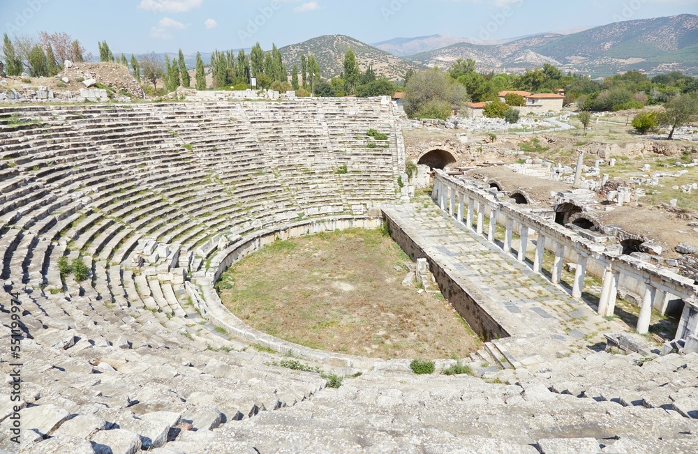 The Well-Preserved Theater of Aphrodisias
