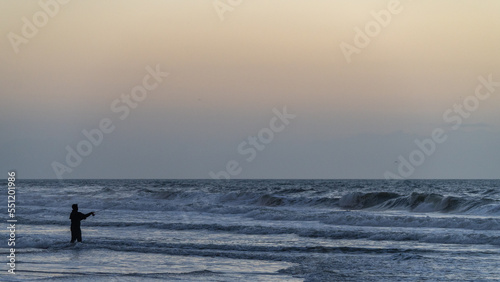 Early Morning Twilight Surfcasting © Tom Ramsey