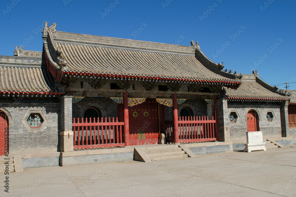 Duolun Shanxi Guild Hall in Inner Mongolia, China, built in 1745, raised by merchants from Shanxi at that time, is the national key protected cultural relics.

