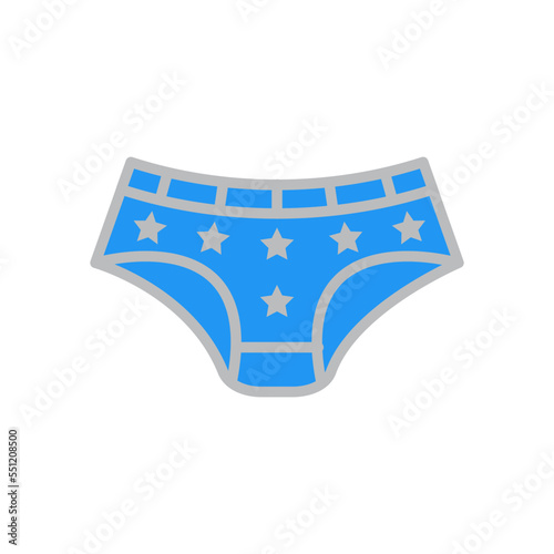 underwear , color, icon, design, flat, style, trendy, collection, template