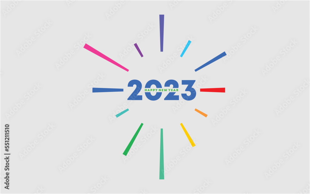 HAPPY NEW YEAR LOGO 2023 BANNER LATTER NUMBER SIMPLE HAPPY NEW YEAR LOGO 2023 BANNER LATTER NUMBER SIMPLE