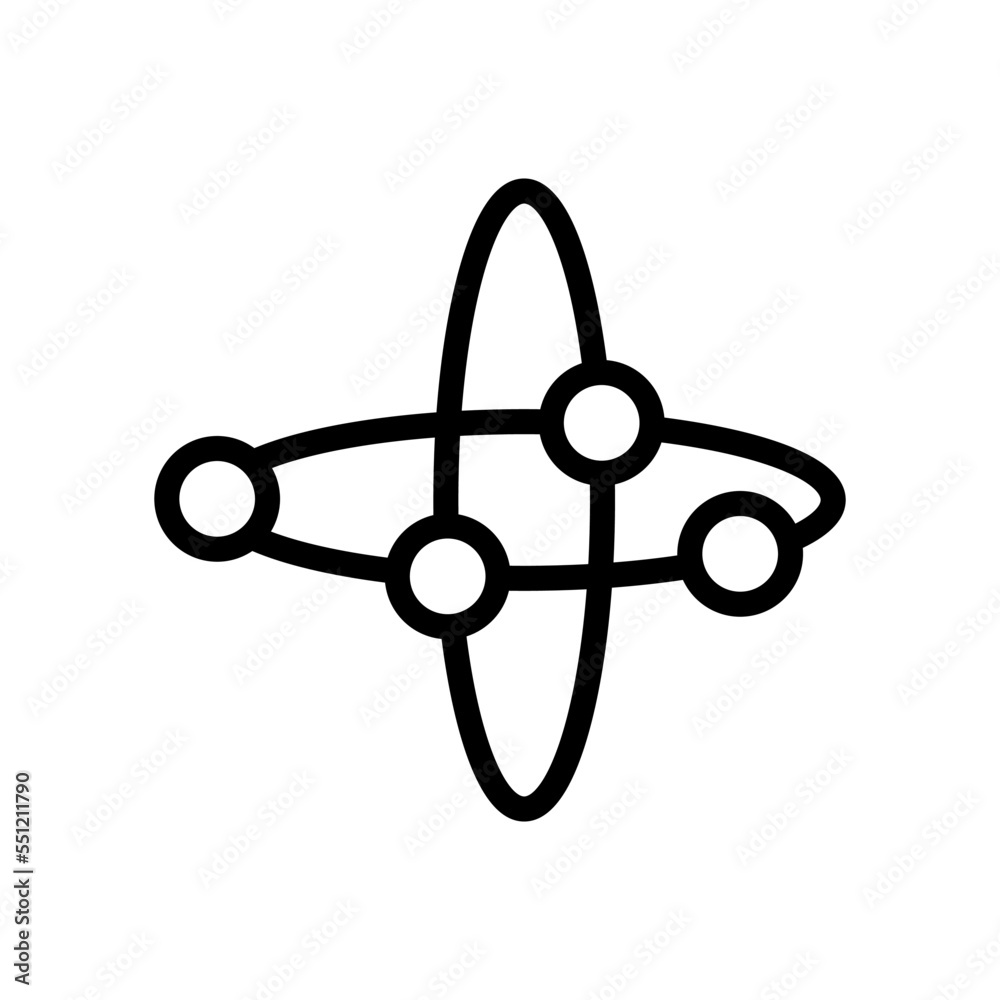 Obraz premium molecule ,icon, design, flat, style, trendy, collection, template