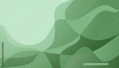 abstract green background with flowers