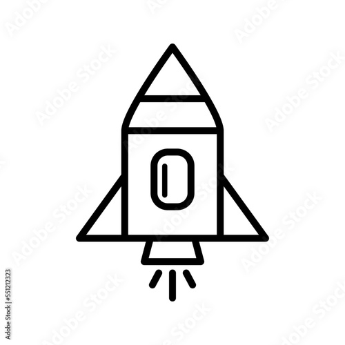 rocket ,icon, design, flat, style, trendy, collection, template